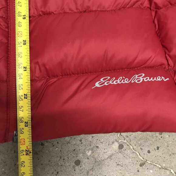 Eddie Bauer Womens Red Puffer Down Vest Size XS - Picture 7 of 9